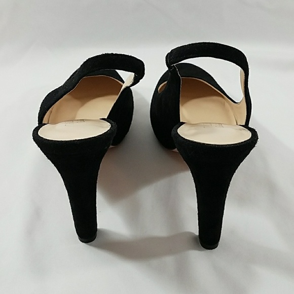 Talbots Suede Sling Back Heels - Picture 3 of 7